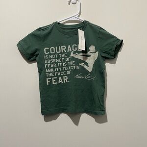 Peek NWT size 2/3Y  Kids T-Shirt with Courage Print